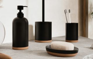 Стакан для зубных щеток WasserKRAFT Vils K-6128 Черный